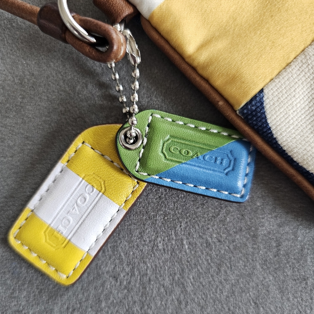 Coach Multicolor Patchwork Wristlet Guc - image 3